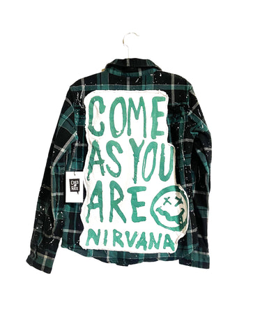 NIRVANA UNFINISHED BUSINESS FLANNEL