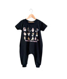 RAPPERS WITH PUPPIES ROMPER (3-4T)