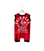 SRIRACHA SHORT ROMPER (2-3T)