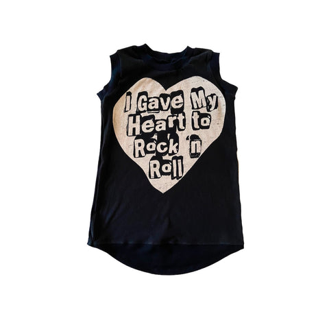 I GAVE MY HEART TO ROCK N ROLL TUNIC (3/4T)